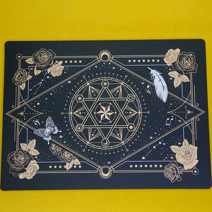 Cute Sakura Magic Circle Black Transparent Cutting Mat ON314 - Egirldoll