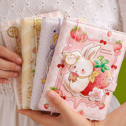 Cute Spring Animals Pastel Diaries ON474 - diaries