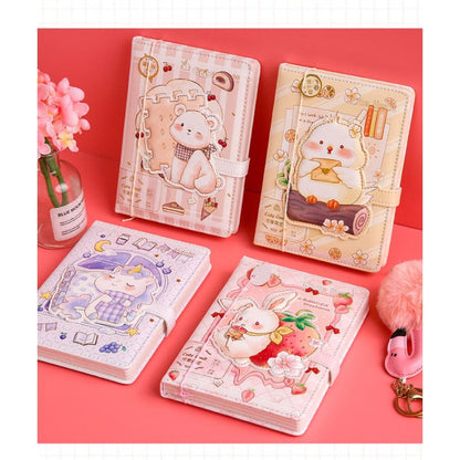 Cute Spring Animals Pastel Diaries ON474 - diaries