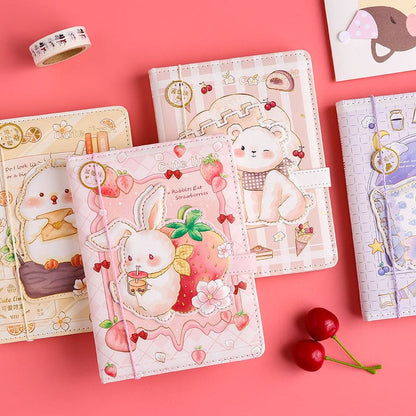 Cute Spring Animals Pastel Diaries ON474 - diaries