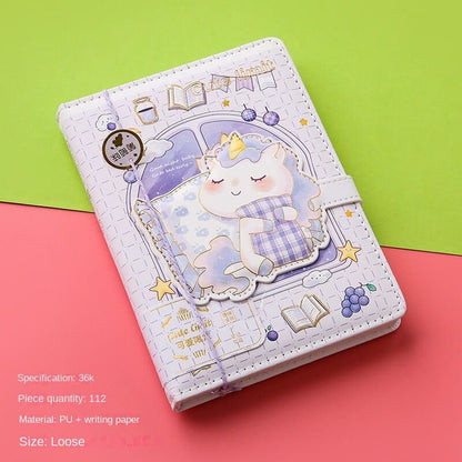 Cute Spring Animals Pastel Diaries ON474 - Grape - diaries