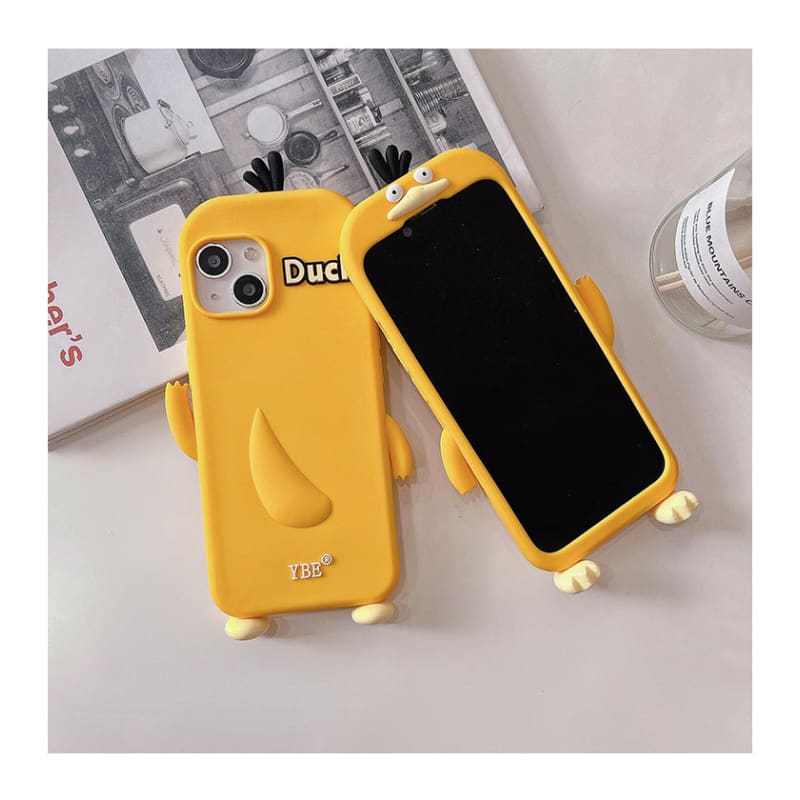 Cute Yellow Duck iPhone Case ON65 - Egirldoll