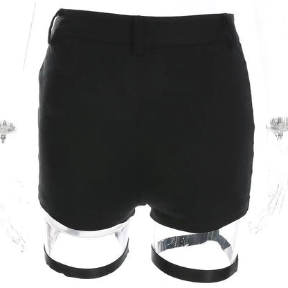 Cyber Gothic Leg Harness Shorts EG031 - Egirldoll