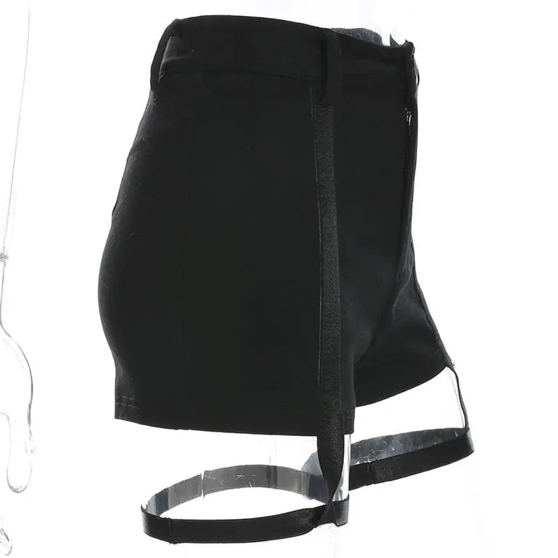 Cyber Gothic Leg Harness Shorts EG031 - Egirldoll