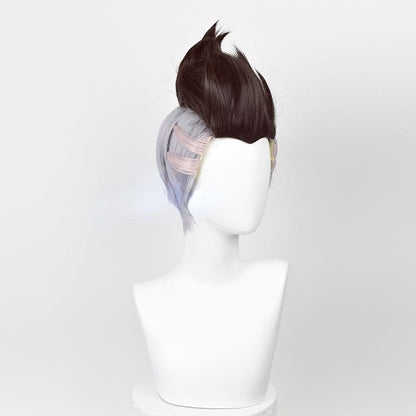 CYBERPUNK Edgerunners David Martinez Brown Fade Gray Cosplay Wig ON152 - Egirldoll