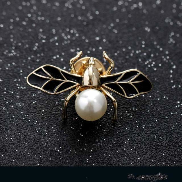 Dark Academia Vintage Bronze Bee Brooch Clothing Pin EG16388 - Egirldoll