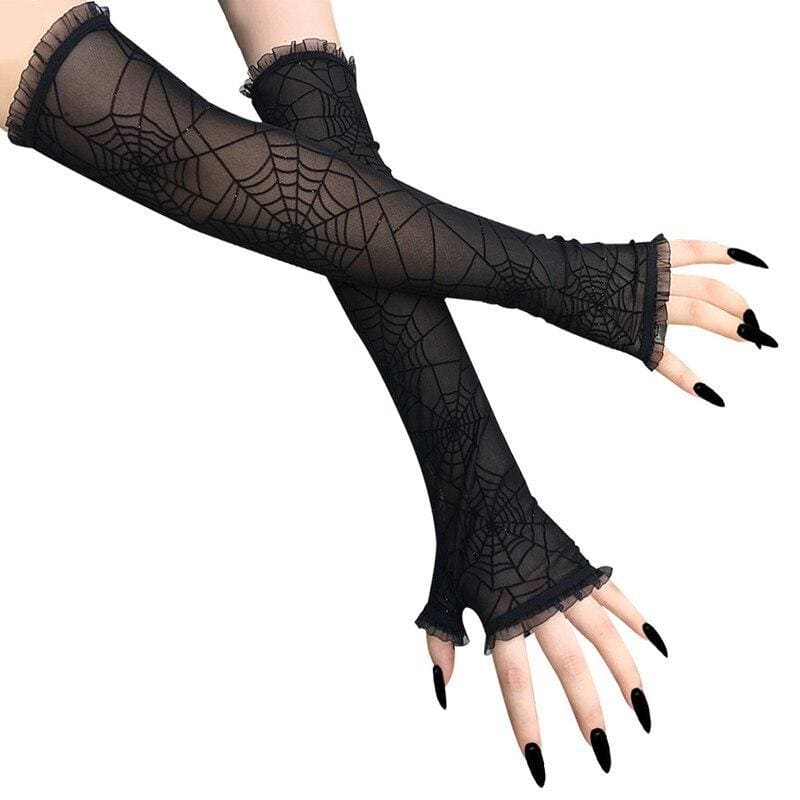 Death Trap Sheer Gloves GA125 - Egirldoll