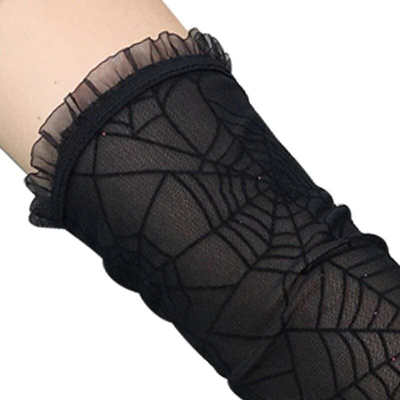 Death Trap Sheer Gloves GA125 - Egirldoll