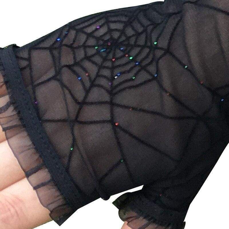 Death Trap Sheer Gloves GA125 - Egirldoll