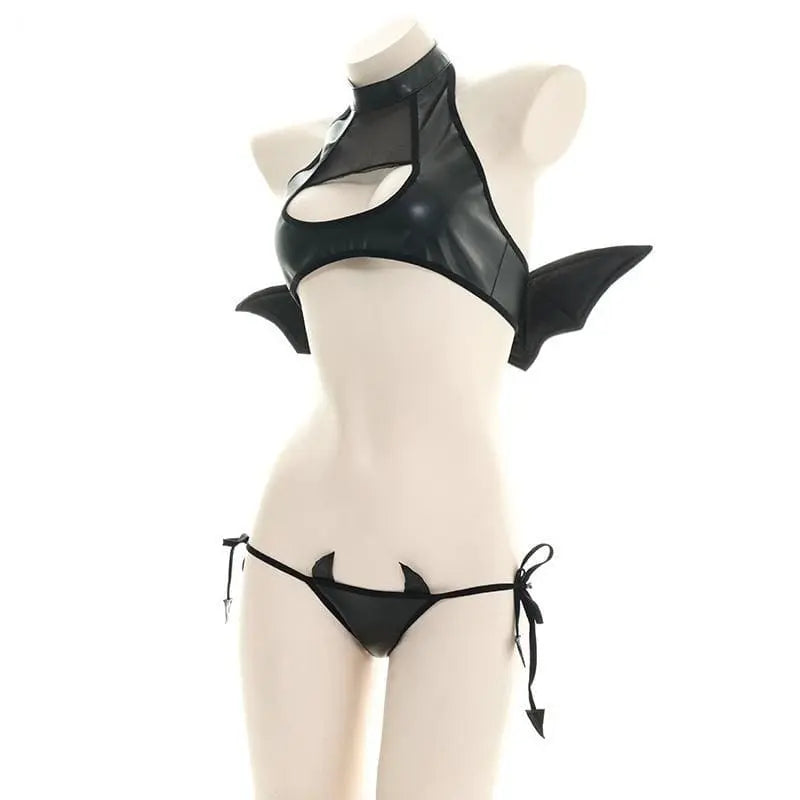 Devil Black Bat Style Underwear EG068 - Egirldoll