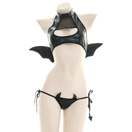 Devil Black Bat Style Underwear EG068 - Egirldoll