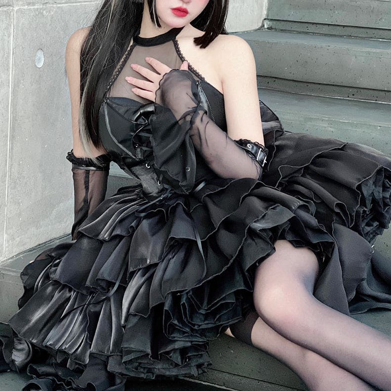 Devil Queen Mei Black Lolita Dress ON587 - dress