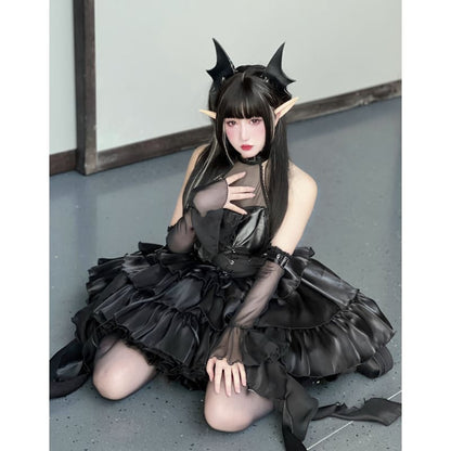 Devil Queen Mei Black Lolita Dress ON587 - dress