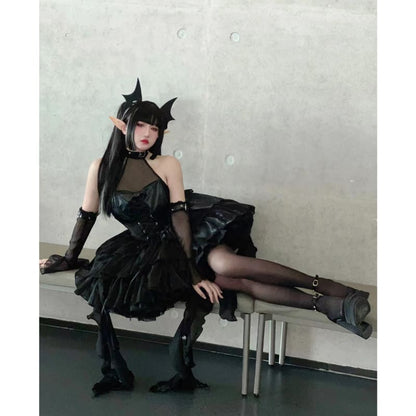 Devil Queen Mei Black Lolita Dress ON587 - dress