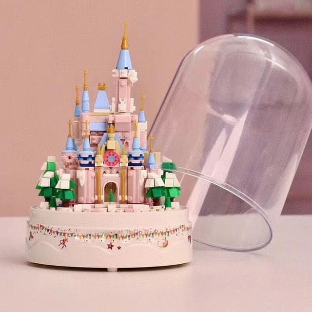 DIY patchwork castle music box gift - Egirldoll