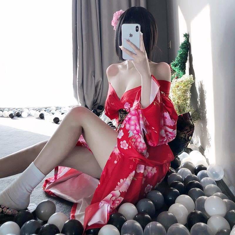 Elegant Kimono Robe Dress SP15718 - Egirldoll