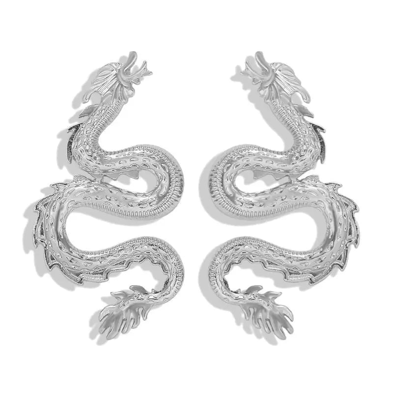 Endless Luck Dragon Earrings EG355 - Egirldoll