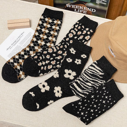 Fashion Harajuku Black Comfy Socks ON356 - Egirldoll