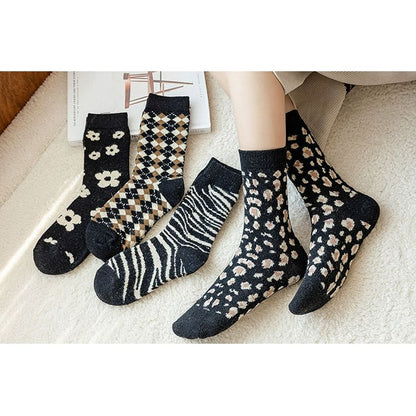 Fashion Harajuku Black Comfy Socks ON356 - Egirldoll