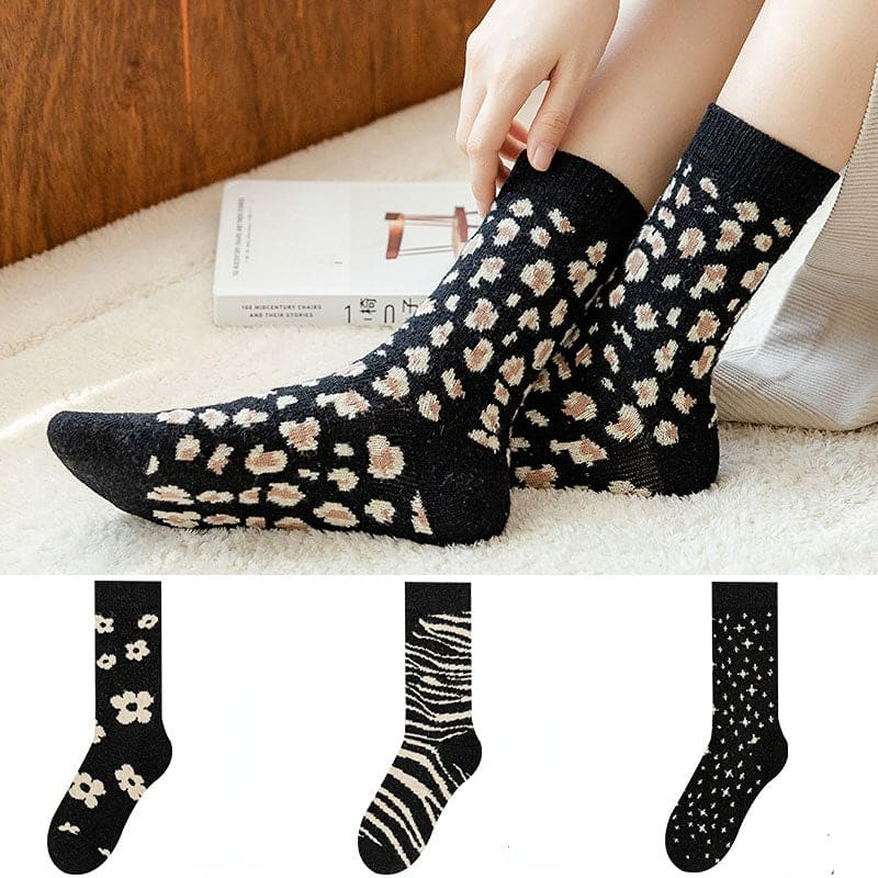 Fashion Harajuku Black Comfy Socks ON356 - Egirldoll