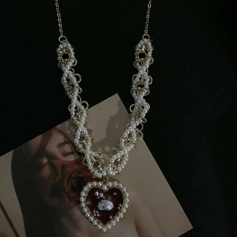 Fashion Pearl Temperament Collarbone Necklace SP15574 - Egirldoll