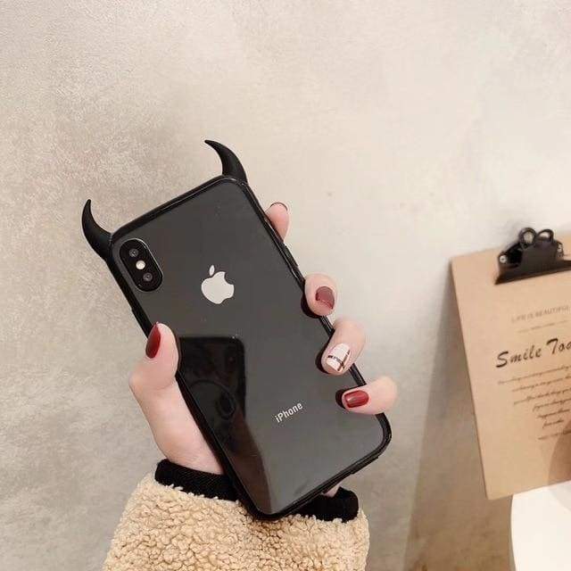 Fashion Simple Devil Horn Phone Case EG400 - Egirldoll