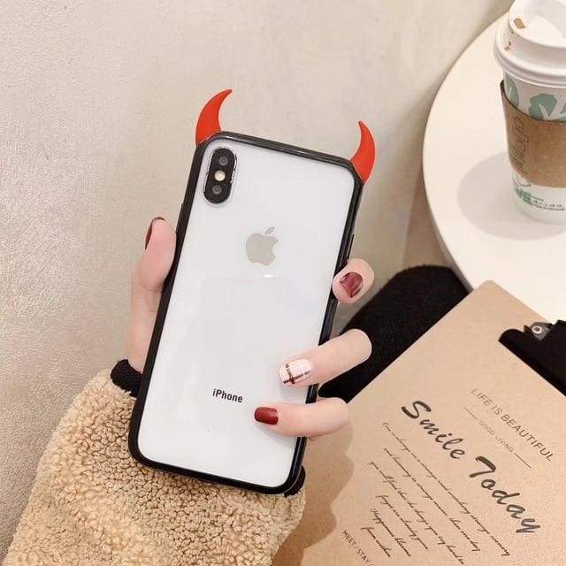 Fashion Simple Devil Horn Phone Case EG400 - Egirldoll