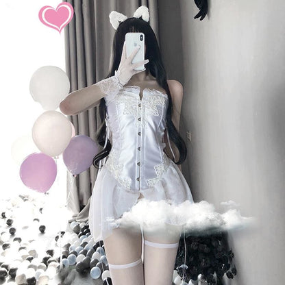 Fashion Uniform Seduces Maid Outfit Cat Girl Waistcoat Suit EG164 - Egirldoll