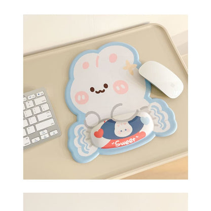 GG Cute White Rabbit Candy Mouse Pad ON581 - Mousepad