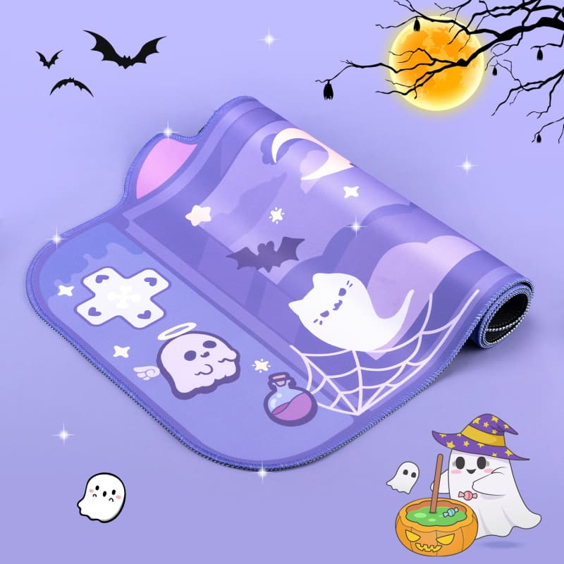 GG Kawaii Halloween Cute Ghosts Pastel Mouse Pad ON601 - 3mm