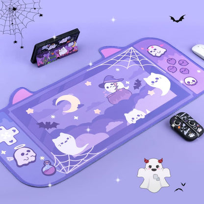 GG Kawaii Halloween Cute Ghosts Pastel Mouse Pad ON601 - 3mm