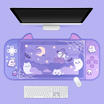 GG Kawaii Halloween Cute Ghosts Pastel Mouse Pad ON601 - 3mm