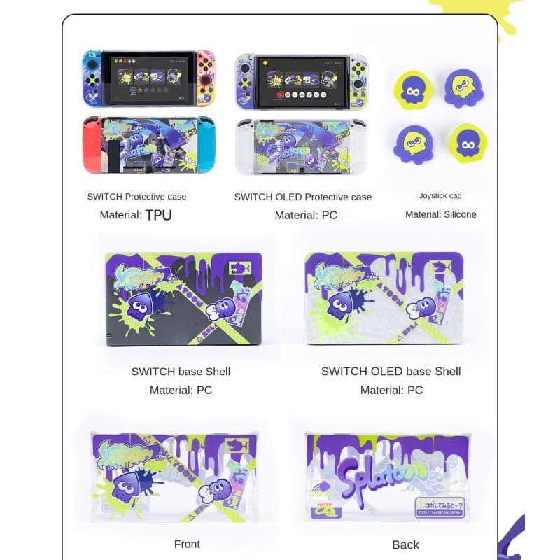 GG Kawaii Nintendo Switch Olet Splatoon Protective Skin ON515 - Egirldoll