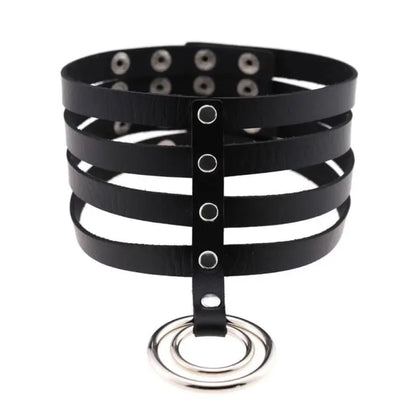 Gothic 4 Layer Collar Choker Necklace EG0019 - Egirldoll