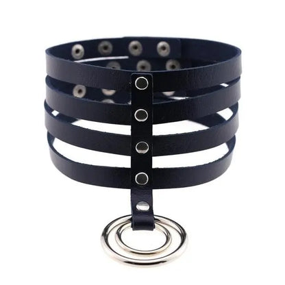 Gothic 4 Layer Collar Choker Necklace EG0019 - Egirldoll