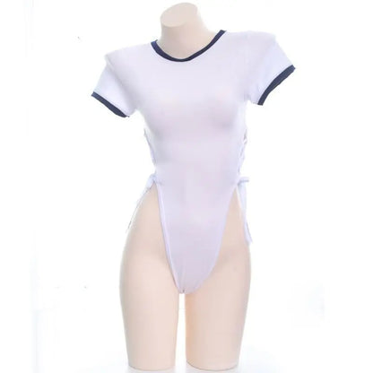 Gothic Anime Waifu Lace Up Cosplay Bodysuit EG14503 - Egirldoll