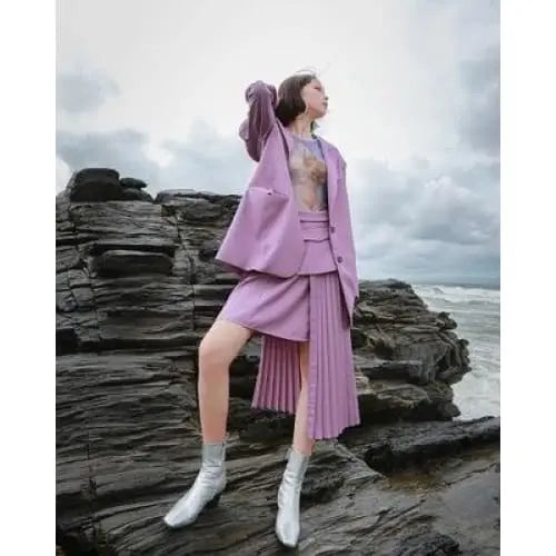 Gothic Avant Garde Irregular Pleated Skirt EG0040 - Egirldoll