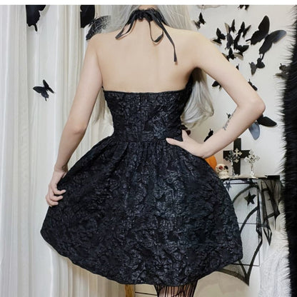 Gothic Black Cross Dress ON83 - Egirldoll