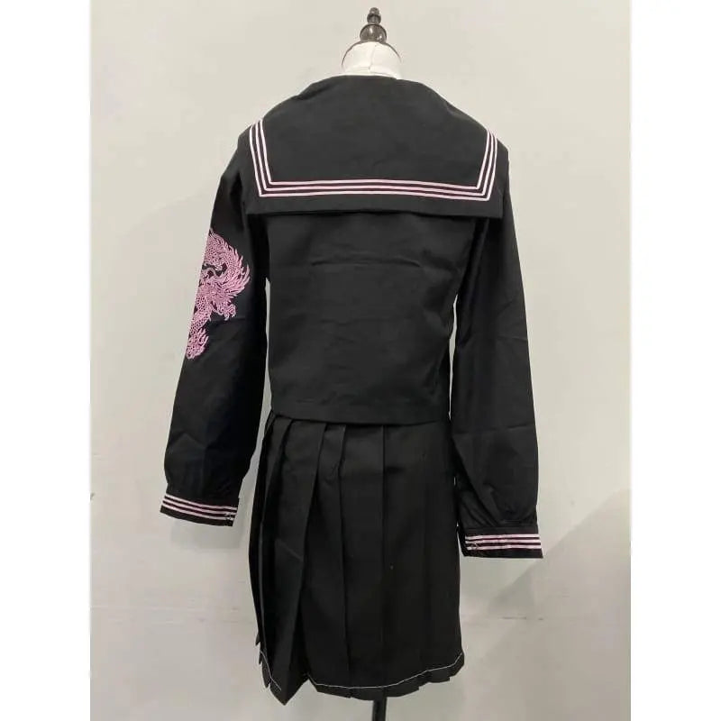 Gothic Black Embroidered JK School Uniform Suit EG15146 - Egirldoll