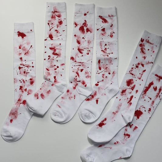 Gothic Blood Stained Socks EG17186 - Egirldoll