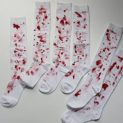 Gothic Blood Stained Socks EG17186 - Egirldoll