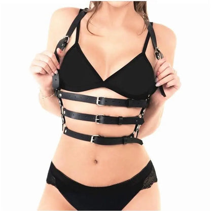 Gothic Cage Waist Suspender Harness EG269 - Egirldoll