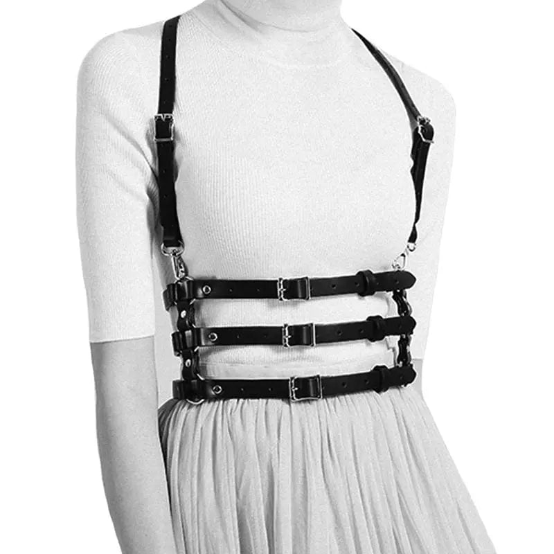 Gothic Cage Waist Suspender Harness EG269 - Egirldoll
