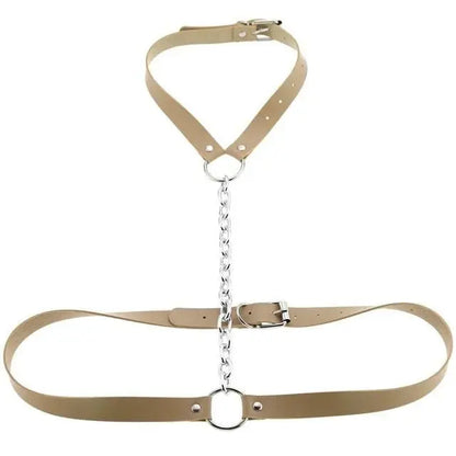 Gothic Chain Front Strap Body Harness EG0102 - Egirldoll