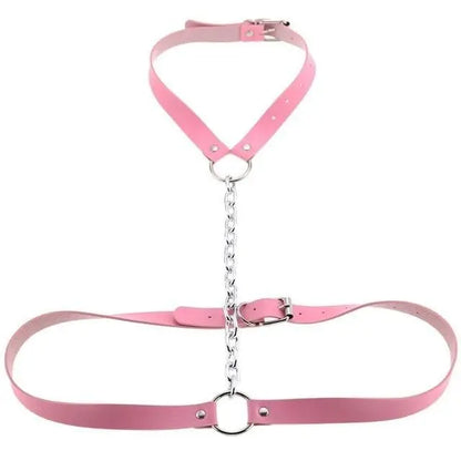 Gothic Chain Front Strap Body Harness EG0102 - Egirldoll