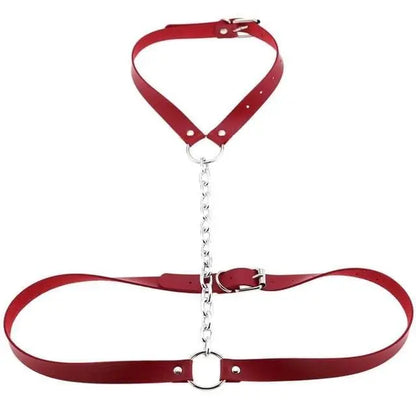 Gothic Chain Front Strap Body Harness EG0102 - Egirldoll