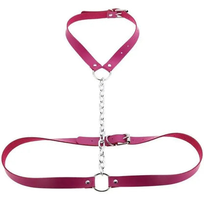 Gothic Chain Front Strap Body Harness EG0102 - Egirldoll