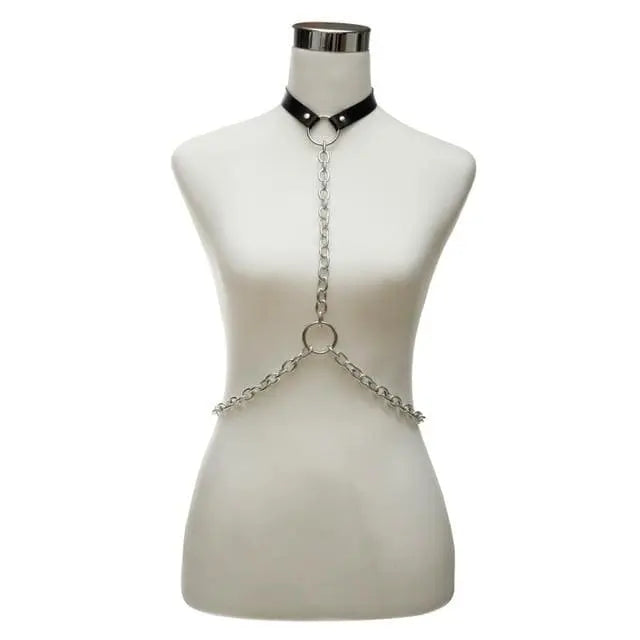 Gothic Chain Waist Body Harness EG0107 - Egirldoll