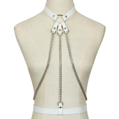 Gothic Choker Chain Waist Harness EG0114 - Egirldoll