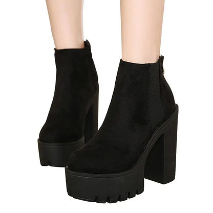 Gothic Classic Ankle Platform Boots EG0116 - Egirldoll